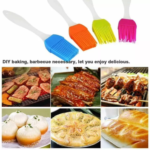 2 Utensili da cucina in silicone per barbecue Pasticceria Dolci attrezzi