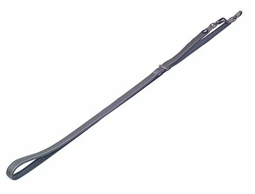 Nobby Führleine Classic Preno Royal grau B: 20mm; L: 58-69cm + 54cm Hundeleine