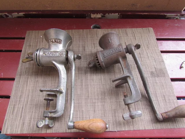 ANCIEN HACHOIR MANUEL de cuisine vieux métiers french antique tools