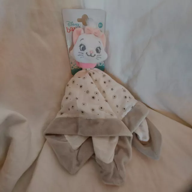 Doudou Chat Marie Les Aristochats lange étoiles Disney Nicotoy Simba neuf étique