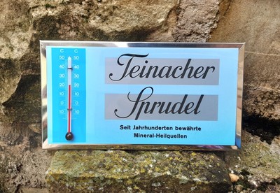 TEINACHER-WERBESCHILD-THERMOMETER-FIFTIE