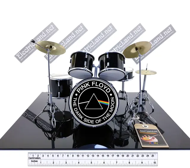 Mini Drum set DARK SIDE OF MOON pink floyd scale 1:4 miniature model diorama kit