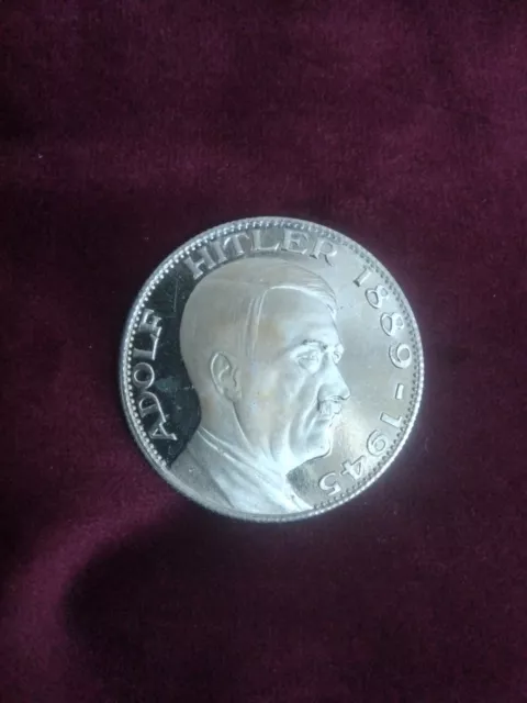 Silver Commemorative Coin Hadolf Hitler