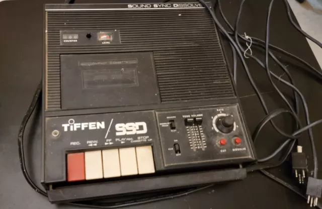 Vtg TIFFEN SSD SLIDE SHOW MAKER CASSETTE RECORDER Sound Sync Dissolve untested