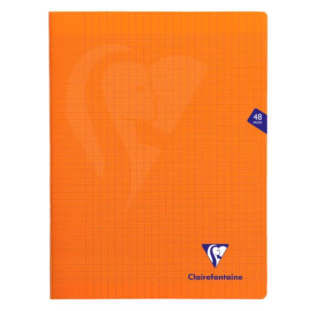 [Ref:383311C-3] CLAIREFONTAINE Lot de 3 Cahiers MIMESYS Piqué Polypro 24 x 32 c