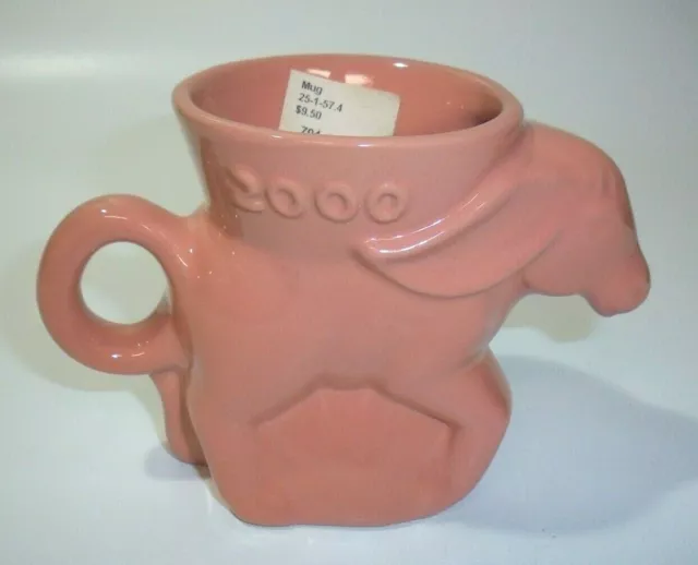 Vintage Frankoma 2000 Democrat DEM Political Donkey Mug Cup