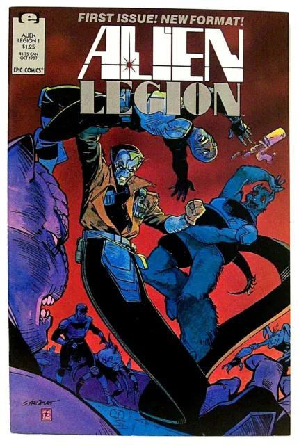"ALIEN LEGION" Issue # 1 (October, 1987, Epic Comics, Marvel Comics)