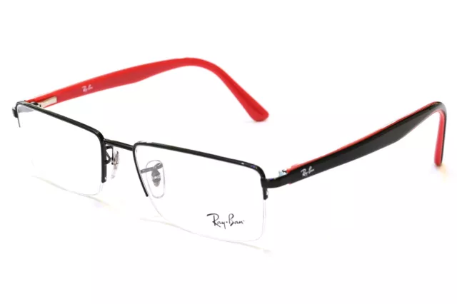 RAY BAN RB6324 2509 Optical Frame Prescription Eyeglasses Rx Half Rim Frames