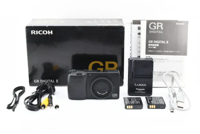 [MINT in Box] RICOH GR DIGITAL II 10.1 MP Digital Compact Camera From JAPAN