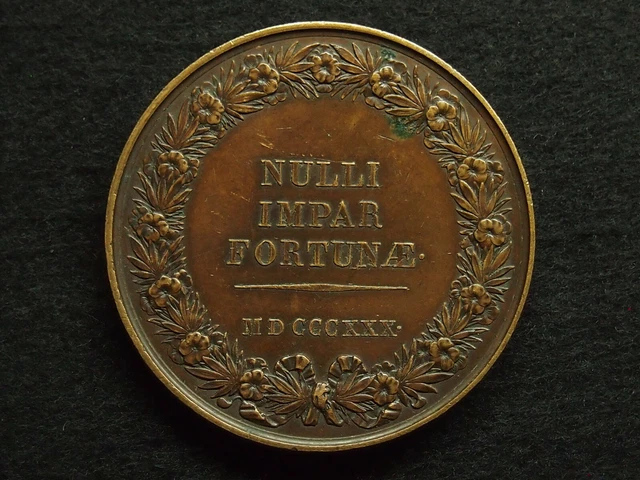 MEDAILLE BRONZE GALLE.F 1830 Emmanuel De Pastoret 1755 1840 Nulli Impar