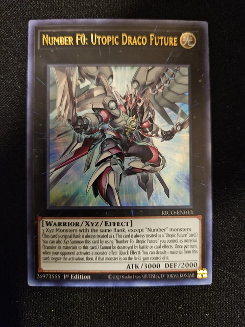 Yu-Gi-Oh! TCG Number F0: Utopic Draco Future King's Court KICO-EN013 1st Edition