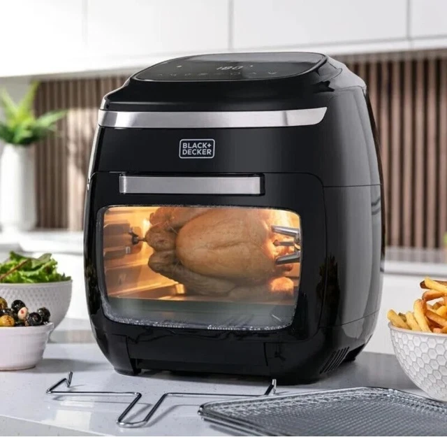 BLACK+DECKER BXAF17088GB 5IN1 11 Litre Digital Air Fryer Oven With Rotisserie £98.99 PicClick UK