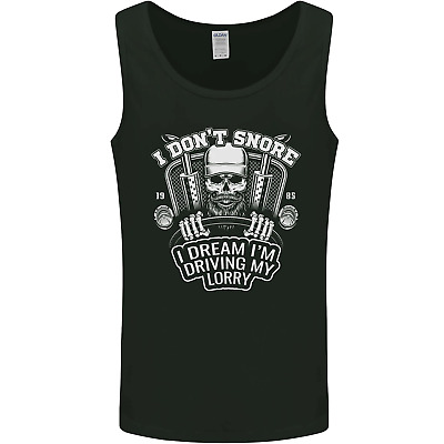 I Dont Snore Im Driving My Lorry Driver Mens Vest Tank Top