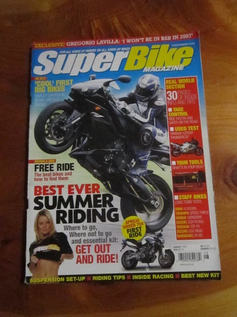 MAGAZINE MOTORBIKE SUPER Bike August 2007 Great *** Must See