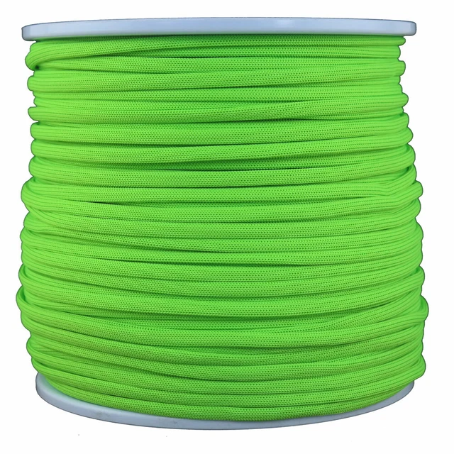 Leuchtschnur Ø 6 MM - 200 Metro Color Verde - Brilla Genial Bajo Luz Negra