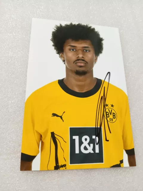 Signiertes Foto Karim Adeyemi Borussia Dortmund NEU