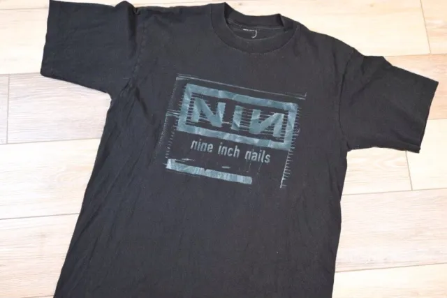 Vintage 1996 Nothing Nine Inch Nails NIN Shirt Single Stitch Medium