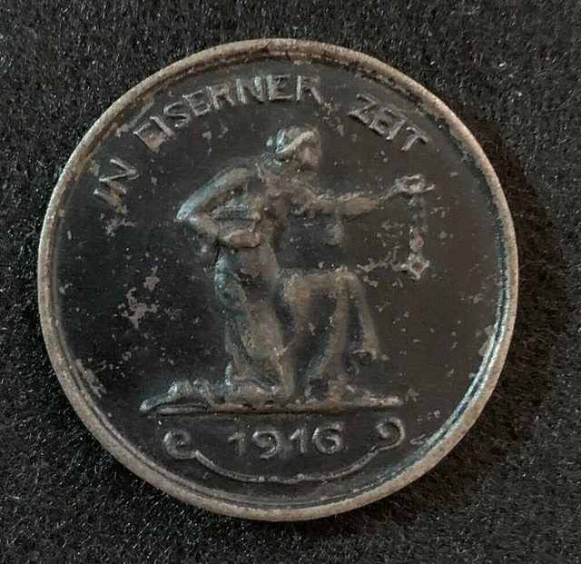 1916 WWI German Empire Gold for Iron Medal