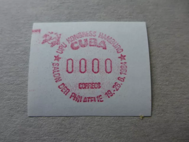 KARIBIK - Ausgabe 2     ATM 0000-Druck auf "weißem" Papier ** (03)