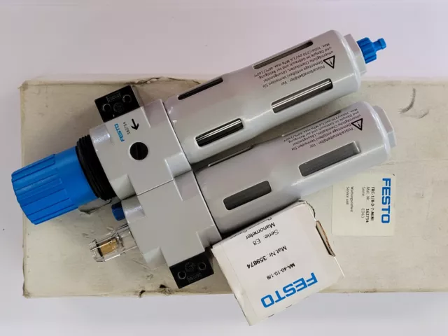 FESTO FRC-1/8-D-7-MINI 162754 unità di manutenzione - NUOVO / IMBALLO ORIGINALE - worldwide shipping