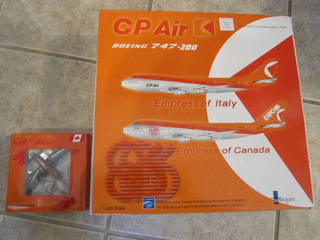 航空機・ヘリコプター INFLIGHT200 CP Air B747-200 Canada 1/200 Aeroclassics CP Air Boeing 747-200 