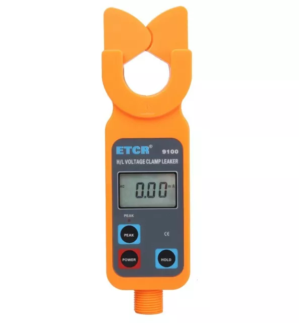 ETCR9100 High and Low Voltage Clamp Ammeter AC 0.00mA～600A Φ33mm ⊕IK
