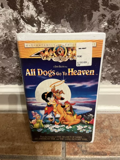 All Dogs Go To Heaven VHS 1998 MGM Family Entertainment NEW & SEALED