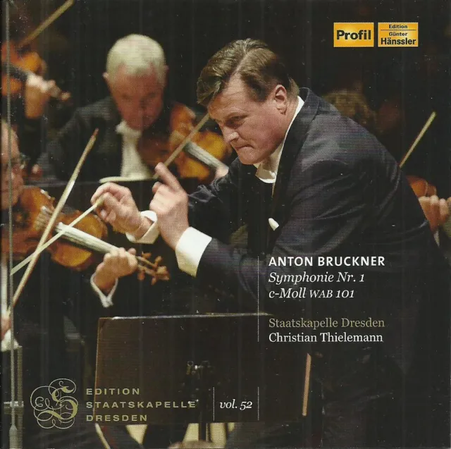 CD Bruckner Sinfonie Nr. 1, WAB 101, Staatskapelle Dresden, Christian Thielemann