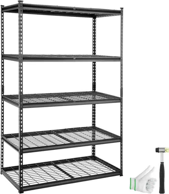 Storage Shelving Unit, 5-Tier Adjustable,  Heavy Duty Garage Shelves