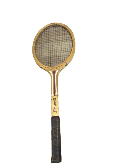 Ancienne Raquette De Tennis Bois Spalding Impact 188, Grip 4 1/2