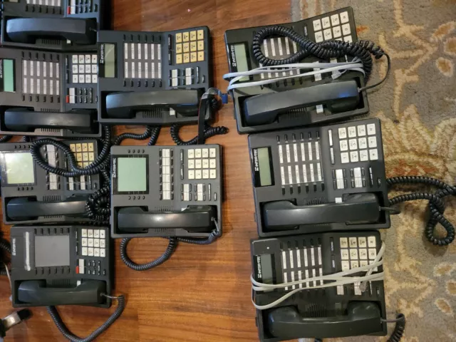 Lot Of 22 Inter-Tel Office phones And Hub Phone System