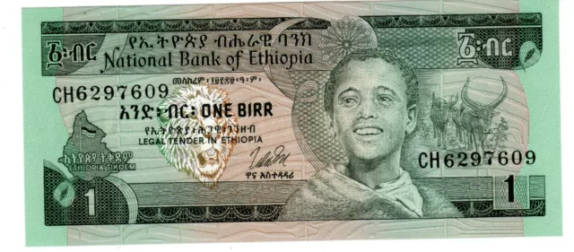 Ethiopie ETHIOPIA Billet 1 BIRR  1976 - 1991 P30  VERT ENFANT NEUF UNC