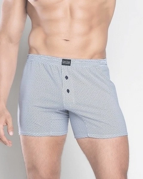 Caleçon C17 Jeans 100% Coton - Taille L, Rayures Multicolores