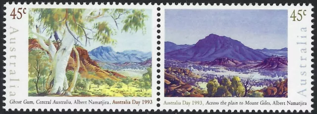 1993 Australia SG# 1386/7 Australia Day Paintings Namatjira joined pair mint MUH