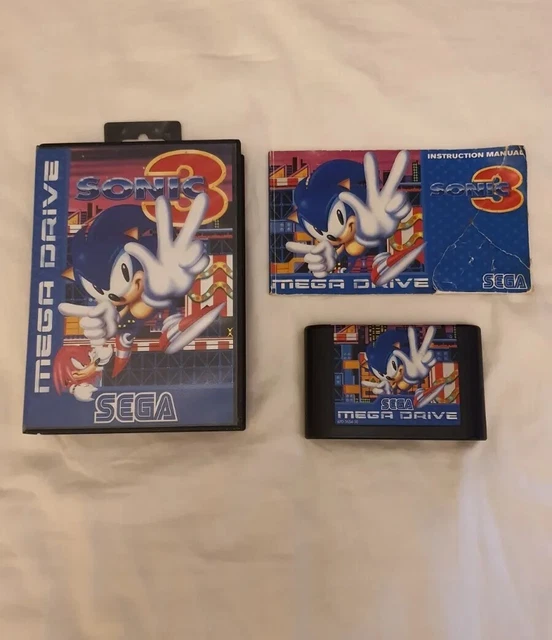 SONIC THE HEDGEHOG 3 SEGA Mega Drive 1994 Complete Boxed With Manual £ ...