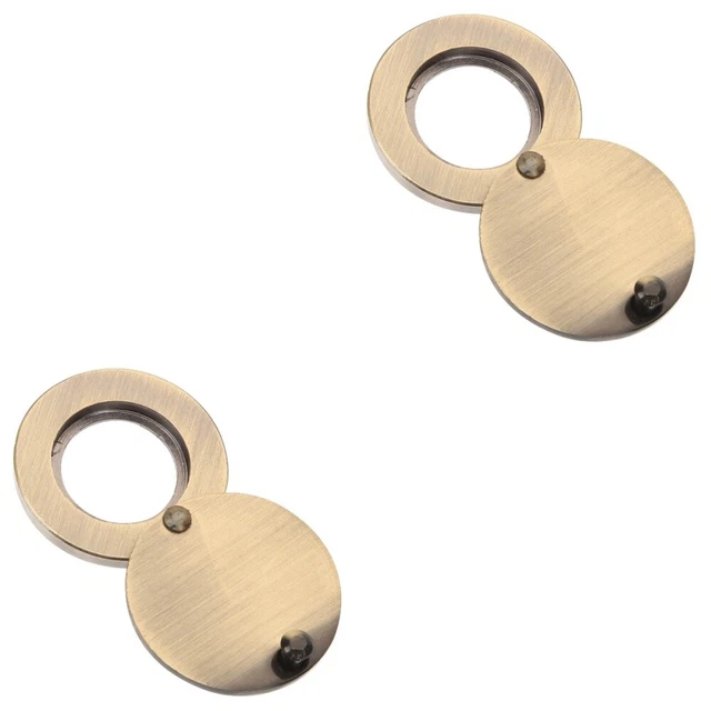 2x Protector de vista de puerta cubierta de orificio de seguridad para el hogar