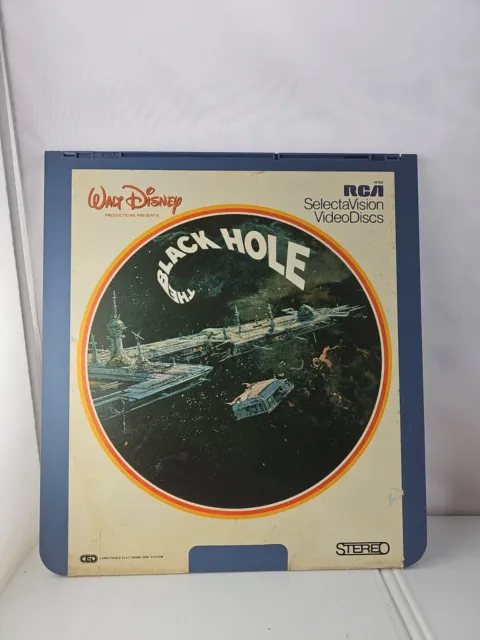 WALT DISNEY Videodisc THE BLACK HOLE SelectaVision 1983 CED Anthony Perkins