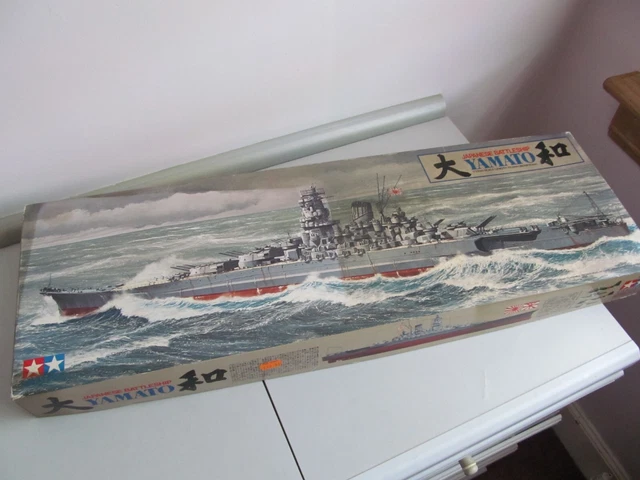 RARE TAMIYA 1/350 Japanese Battleship Yamato Motorized kit 78002 from ...