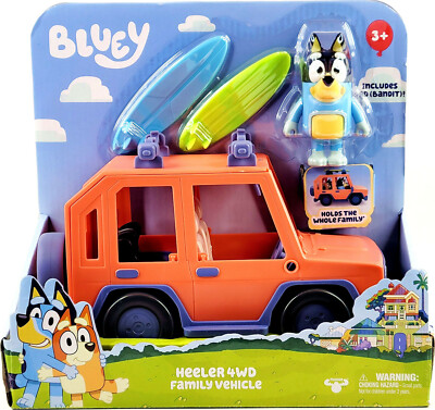 bluey car playset