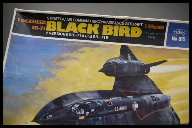 RARE ITALERI TESTORS Lockheed SR-71 BLACKBIRD 1:48 Model Kit £175.95 ...