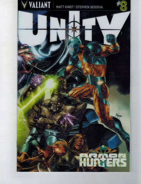 Unity #8 Chromium Wrap Variant Armor Hunters New Valiant (2014)
