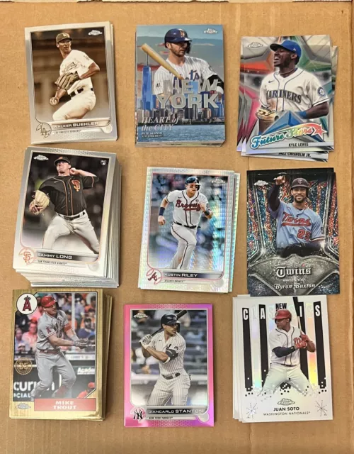 2022 Topps Chrome Set Builder REFRACTOR, PRISM, PINK, SEPIA, Future Stars, 1987+