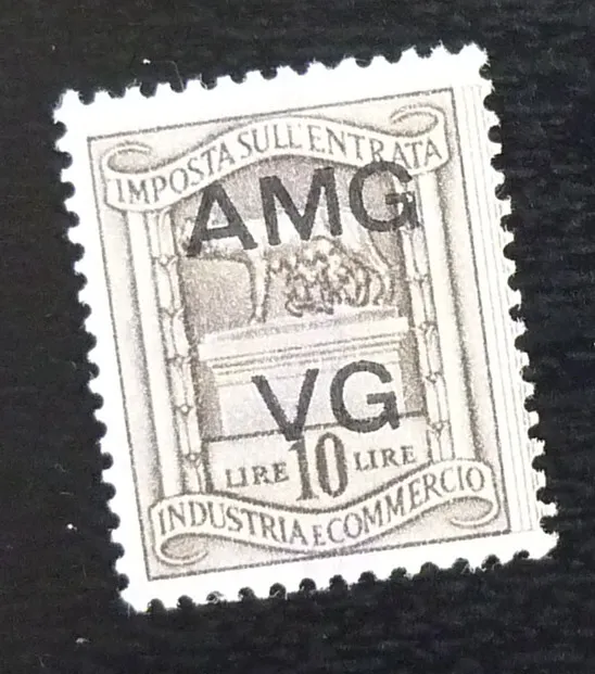 Trieste - Italy - AMG - VG Ovp. Revenue Stamp - Slovenia Yugoslavia US 4