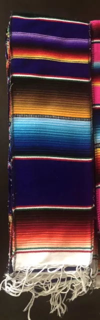 Mexican Scarf Serape Purple