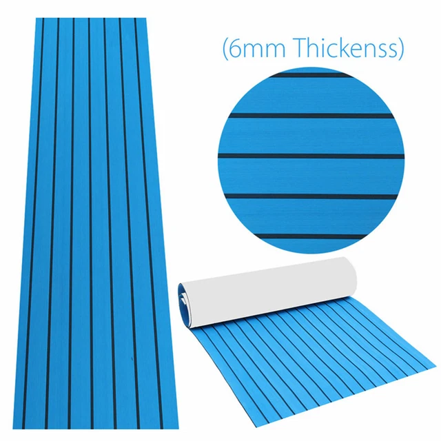 "Schiuma barca EVA pavimentazione opaca ponte autoadesivo tappeto yacht pad 35,4""x94,5"