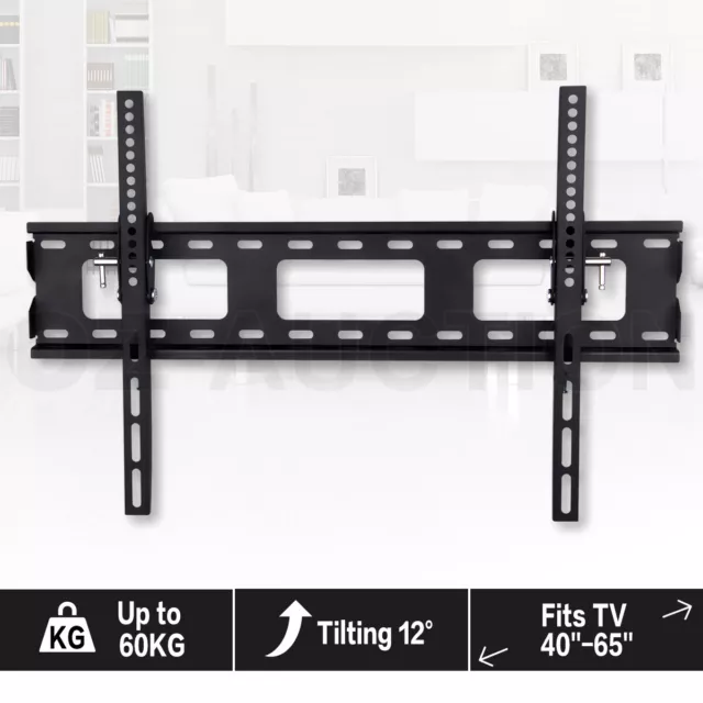 40"-65" TV Brackets TV Mount Secure Steel TV Wall Mount with Adjustable Angles