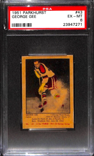 1951 Parkhurst #43 George Gee Psa 6 23947271
