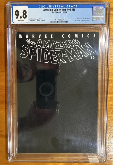 Amazing Spider-Man #v2 #36 Marvel Comics 12/01 9/11 Variant CGC Graded 9.8