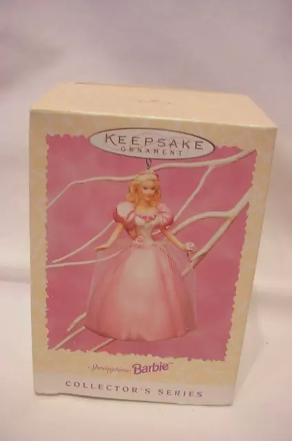 1996 Hallmark Keepsake Springtime Barbie Ornament  Collector's Series NIB