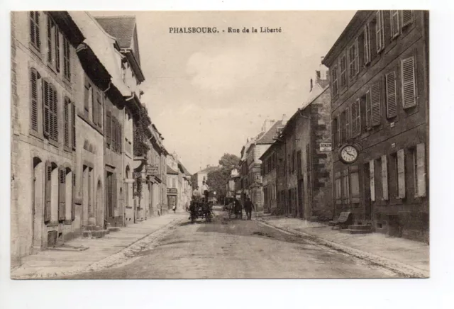 PHALSBOURG Pfalsburg Moselle CPA 57 rue de la liberté